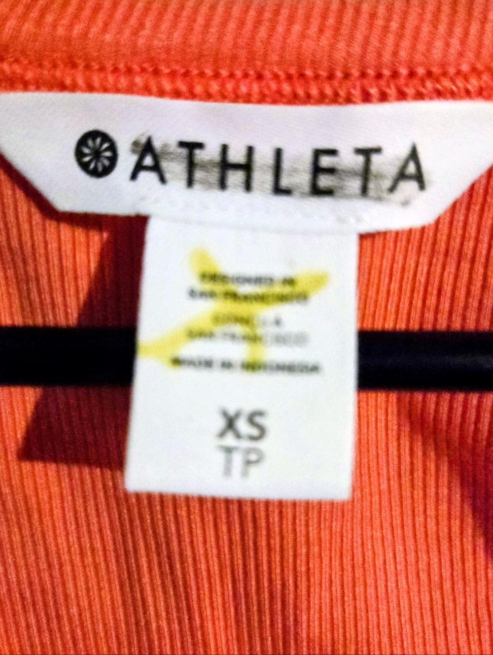 NWT Athleta Signature Rib Wide Binding Tank Cropped - Picture 5 of 6
